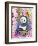 Candy Magic Panda-Oxana Zaika-Framed Premium Giclee Print