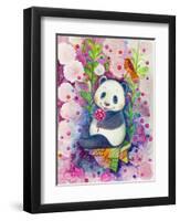 Candy Magic Panda-Oxana Zaika-Framed Premium Giclee Print