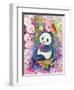 Candy Magic Panda-Oxana Zaika-Framed Premium Giclee Print