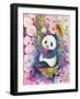 Candy Magic Panda-Oxana Zaika-Framed Giclee Print