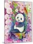 Candy Magic Panda-Oxana Zaika-Mounted Giclee Print