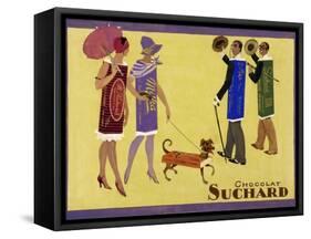 Candy People Chocolat Suchard-null-Framed Stretched Canvas