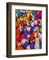 Candy Pigs Laid out for Sale during Day of the Dead Celebration-Terry Eggers-Framed Photographic Print