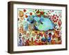 Candy Sheep-Oxana Zaika-Framed Giclee Print