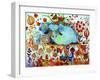 Candy Sheep-Oxana Zaika-Framed Giclee Print