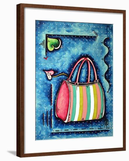 Candy Stripes-Megan Aroon Duncanson-Framed Art Print