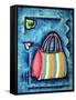 Candy Stripes-Megan Aroon Duncanson-Framed Stretched Canvas