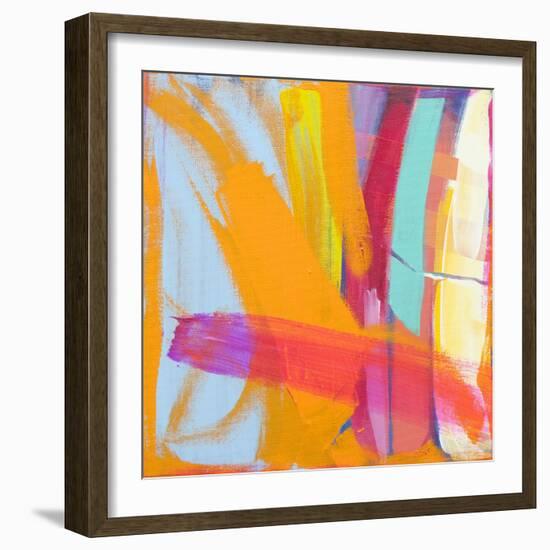 Candy Stripes-Angie Kenber-Framed Giclee Print