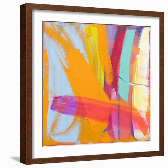 Candy Stripes-Angie Kenber-Framed Giclee Print