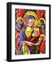 Candy Wrap Madonna, 2022, (Digital)-Trygve Skogrand-Framed Giclee Print