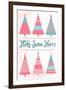 Candy Xmas Trees 1-Melody Hogan-Framed Art Print