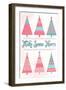 Candy Xmas Trees 1-Melody Hogan-Framed Art Print