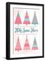 Candy Xmas Trees 1-Melody Hogan-Framed Art Print