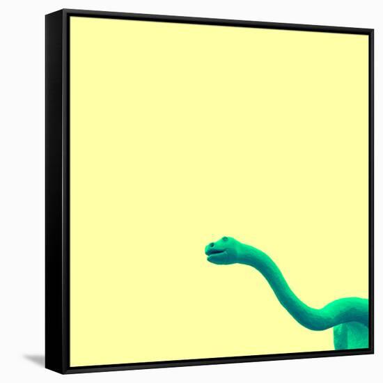 Candysaurus-Matt Crump-Framed Stretched Canvas