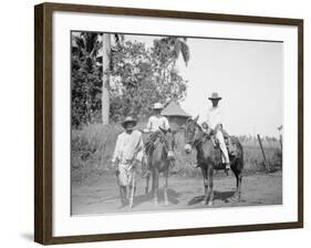 Cane Cutters on a Cuban Sugar Plantation-null-Framed Photo