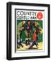 "Cane Pole Catch," Country Gentleman Cover, June 1, 1934-William Meade Prince-Framed Giclee Print