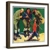 "Cane Pole Catch,"June 1, 1934-William Meade Prince-Framed Giclee Print