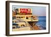 Canfield's Big Rock Cafe, Malibu, California-null-Framed Art Print