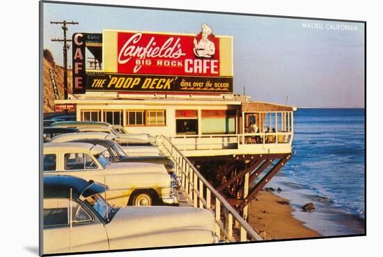 Canfield's Big Rock Cafe, Malibu, California-null-Mounted Art Print