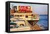 Canfield's Big Rock Cafe, Malibu, California-null-Framed Stretched Canvas