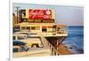 Canfield's Big Rock Cafe, Malibu, California-null-Framed Art Print