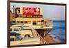 Canfield's Big Rock Cafe, Malibu, California-null-Framed Art Print