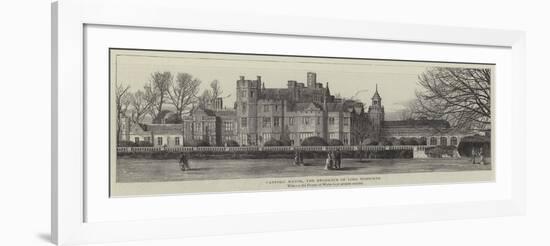 Canford Manor, the Residence of Lord Wimborne-null-Framed Giclee Print