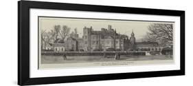 Canford Manor, the Residence of Lord Wimborne-null-Framed Giclee Print