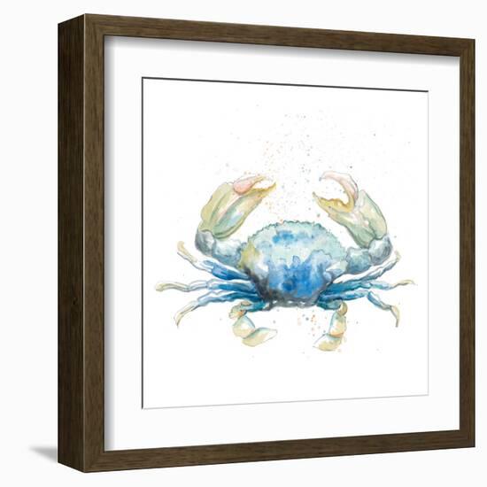 Cangrejo Azul Square-Patricia Pinto-Framed Art Print