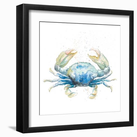 Cangrejo Azul Square-Patricia Pinto-Framed Art Print