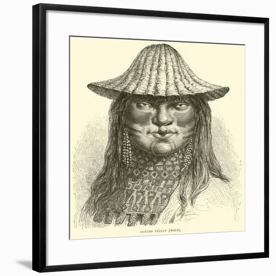Canibo Indian, Male-null-Framed Giclee Print