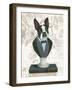 Canine Couture Newsprint I-Emily Adams-Framed Art Print