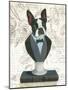 Canine Couture Newsprint I-Emily Adams-Mounted Art Print