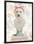 Canine Couture Newsprint II-Emily Adams-Framed Art Print