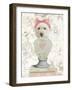 Canine Couture Newsprint II-Emily Adams-Framed Art Print