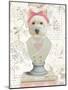 Canine Couture Newsprint II-Emily Adams-Mounted Art Print