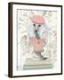 Canine Couture Newsprint IV-Emily Adams-Framed Art Print