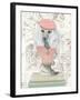 Canine Couture Newsprint IV-Emily Adams-Framed Art Print