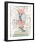 Canine Couture Newsprint IV-Emily Adams-Framed Art Print