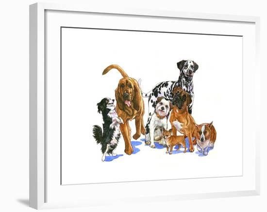 Canine Dogs-Wendy Edelson-Framed Giclee Print