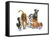 Canine Dogs-Wendy Edelson-Framed Stretched Canvas