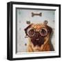 Canine Eye Exam-Lucia Heffernan-Framed Art Print