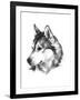 Canine Study III-Ethan Harper-Framed Art Print