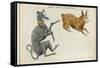 Canis Major (Dog) and Lepus (Hare) Constellation-Sidney Hall-Framed Stretched Canvas