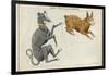 Canis Major (Dog) and Lepus (Hare) Constellation-Sidney Hall-Framed Photographic Print