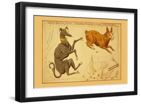 Canis Major, Lepus, Columba Noachi and Cela Sculptoris-Aspin Jehosaphat-Framed Art Print