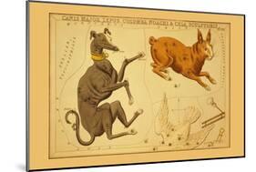 Canis Major, Lepus, Columba Noachi and Cela Sculptoris-Aspin Jehosaphat-Mounted Art Print