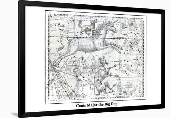Canis Major the Big Dog-Alexander Jamieson-Framed Art Print