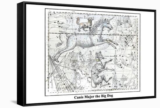 Canis Major the Big Dog-Alexander Jamieson-Framed Stretched Canvas