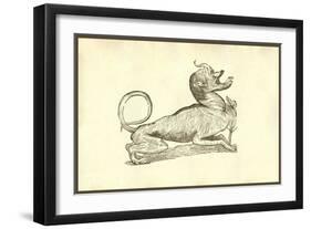 Canis Monstroso Capite-Ulisse Aldrovandi-Framed Art Print